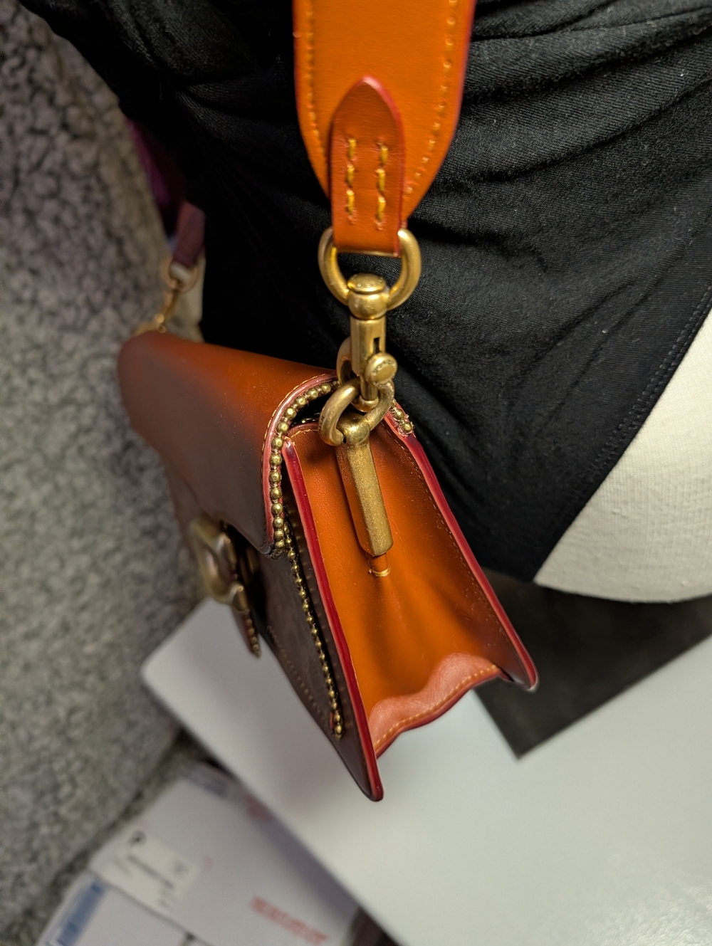 archival drip | Coach Tabby 26 | riveted + signature canvas crossbody purse - Picture 8 of 8